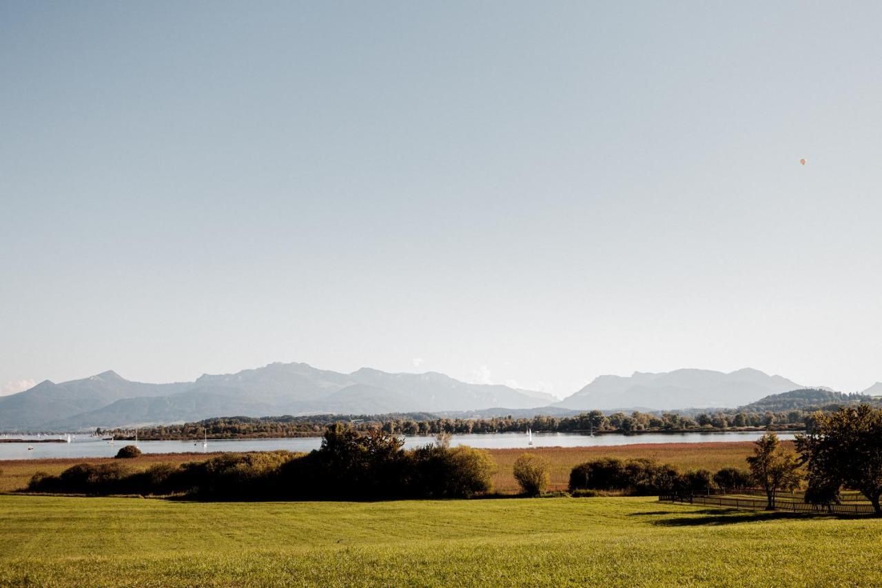 Chiemsee Ferienwohnung Gartenblick Prien am Chiemsee Eksteriør billede